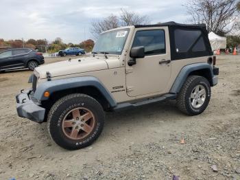  Salvage Jeep Wrangler