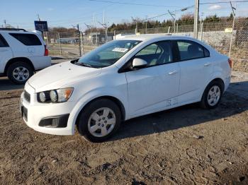  Salvage Chevrolet Sonic