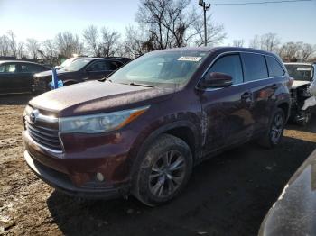  Salvage Toyota Highlander