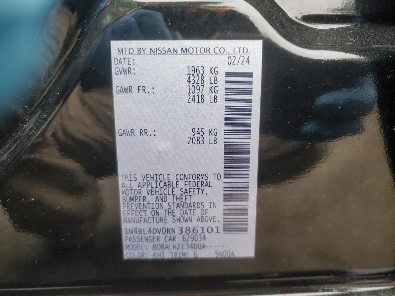 Nissan Altima Sv Image 10