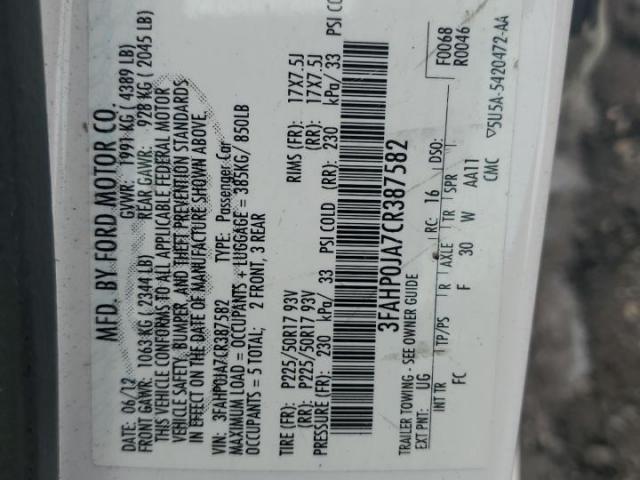 Ford Fusion Sel Image 8