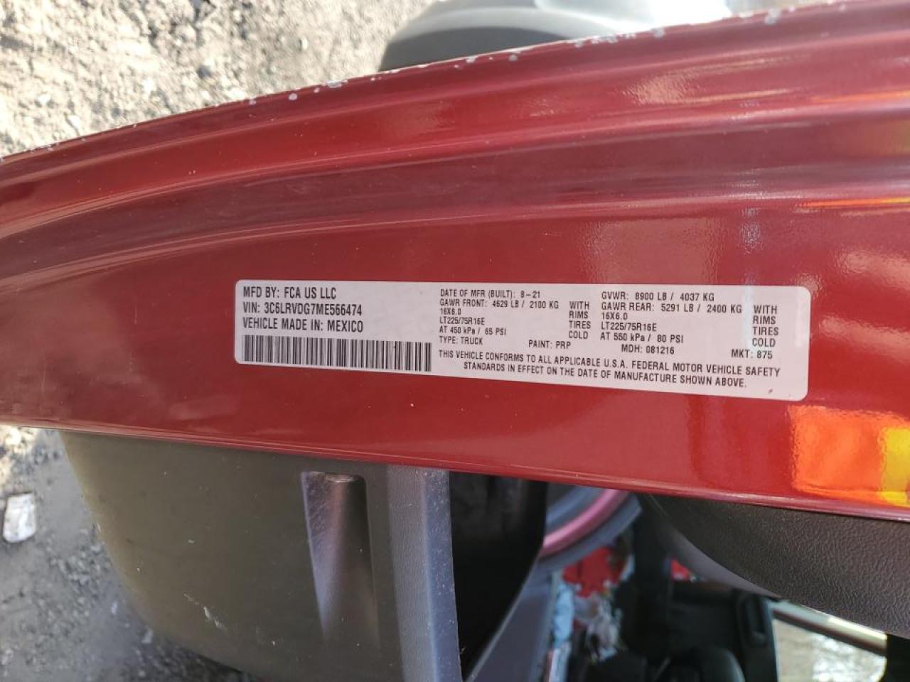 Ram Promaster 2500 High Image 9