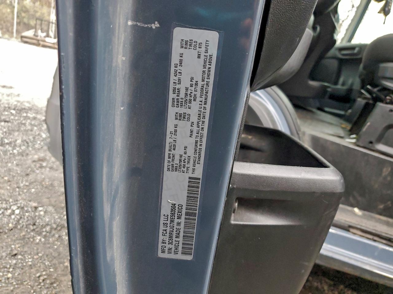 Ram Promaster 3500 High Image 8