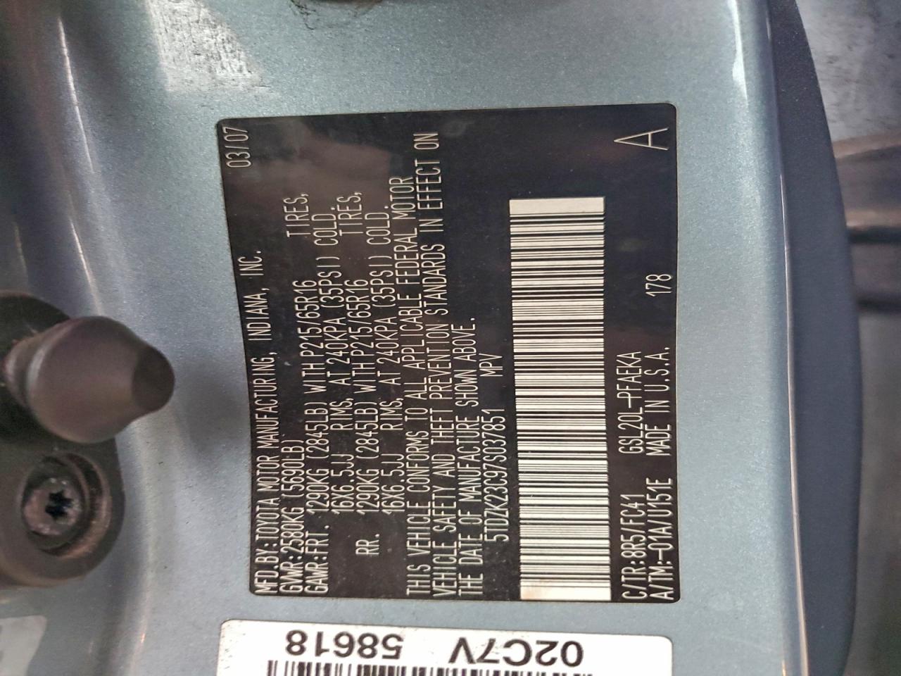 Toyota Sienna Ce Image 13