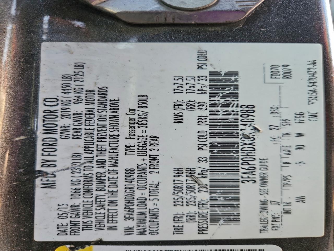 Ford Fusion Se Image 10