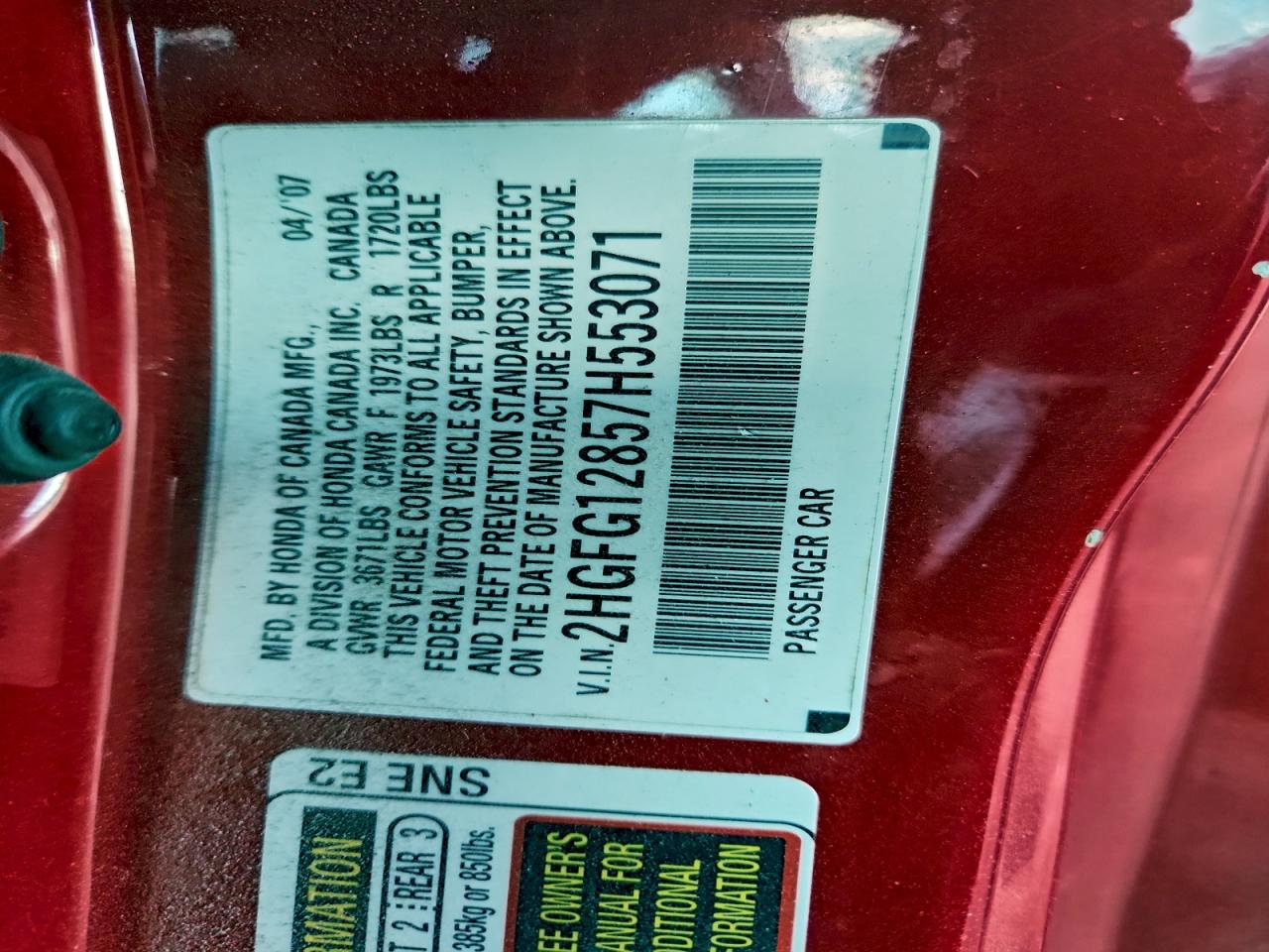 Honda Civic Ex Image 8