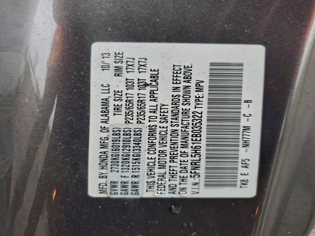 Honda Odyssey Exl Image 9