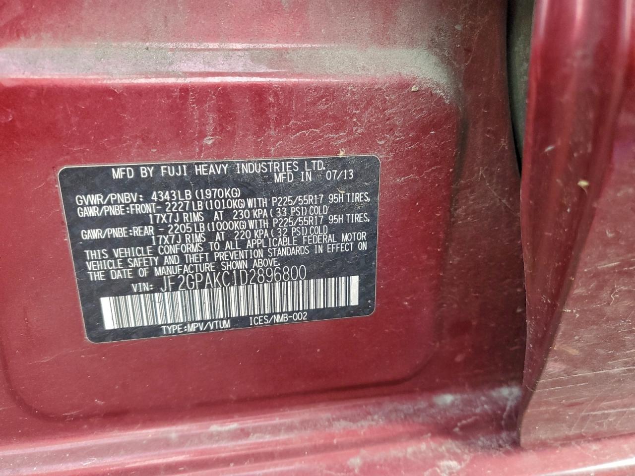 Subaru Xv 2.0 Limited Image 9