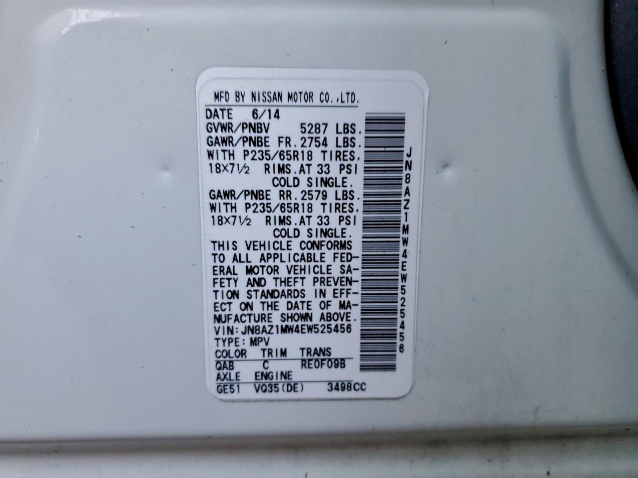 Nissan Murano S Image 9