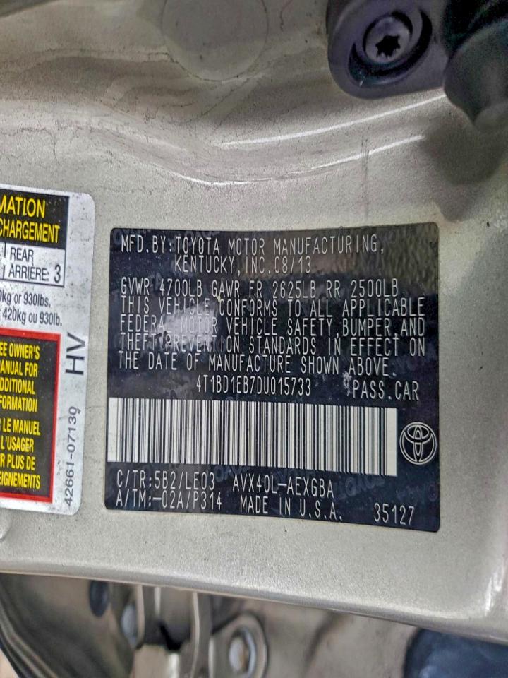 Toyota Avalon Hybrid Image 12