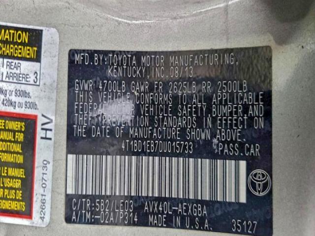 Toyota Avalon Hybrid Image 12