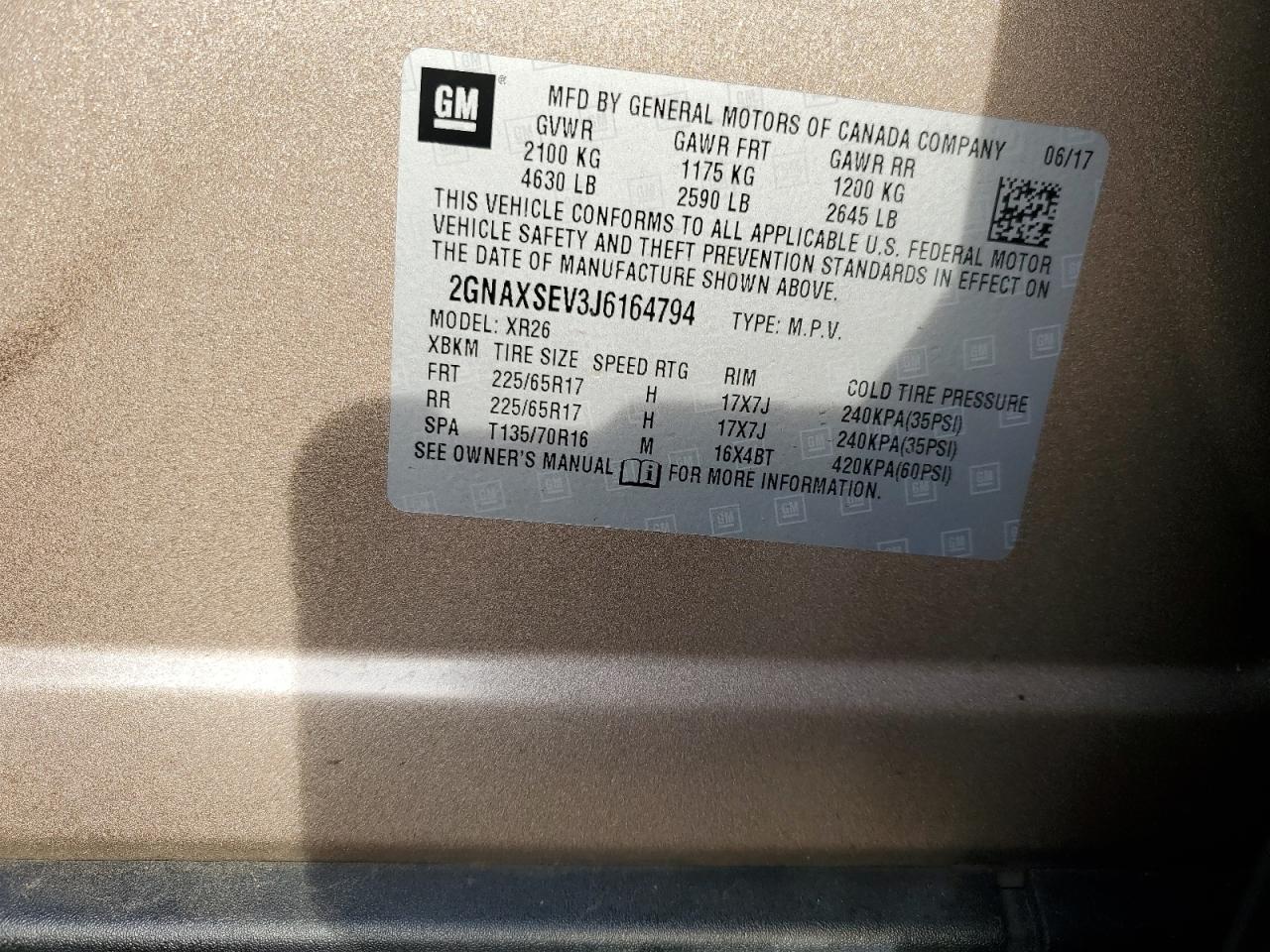 Chevrolet Equinox Lt Image 8