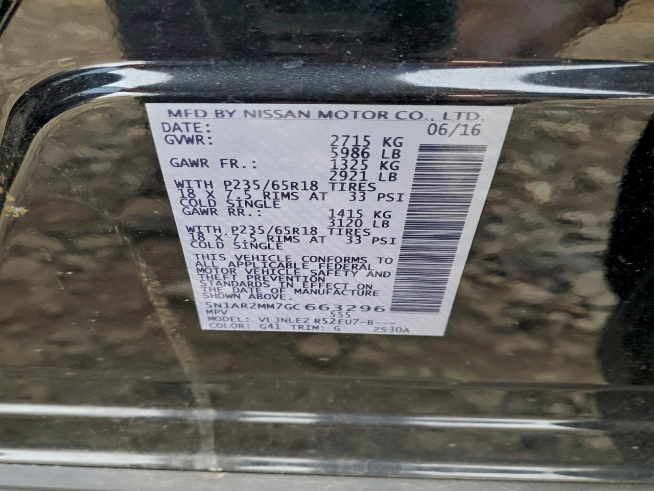 Nissan Pathfinder S Image 6