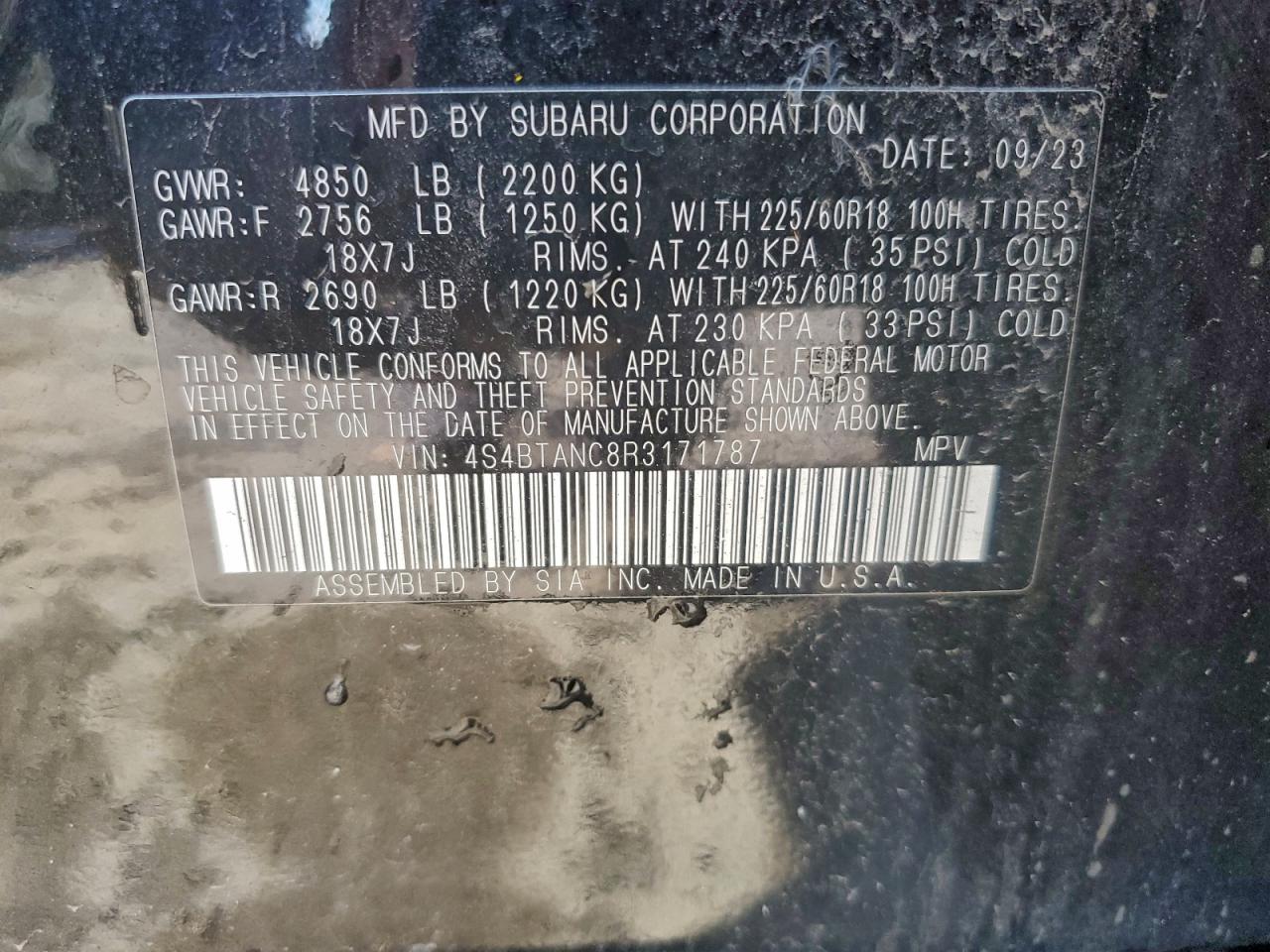 Subaru Outback Limited Image 7