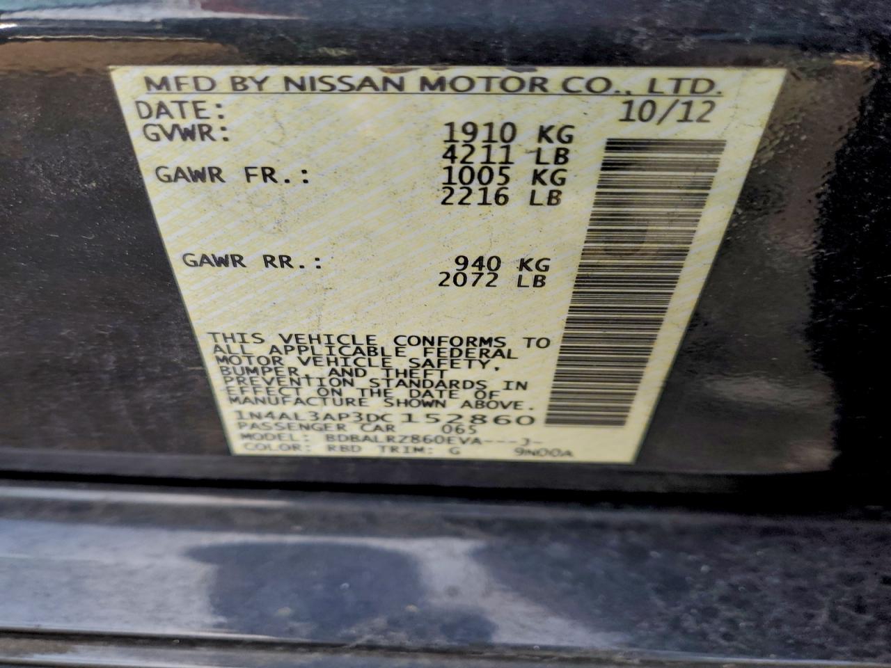 Nissan Altima 2.5 Image 12