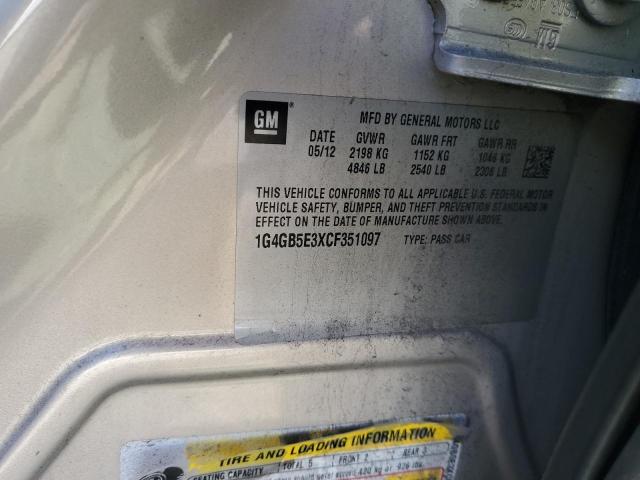 Buick LaCrosse Convenience Image 12