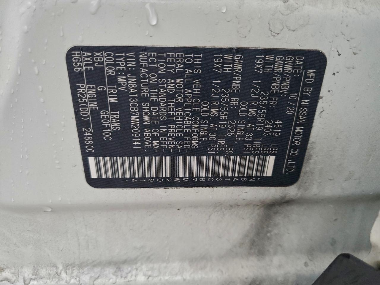 Nissan Rogue Sl Image 9