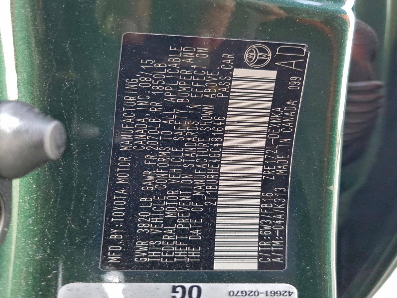 Toyota Corolla L Image 11