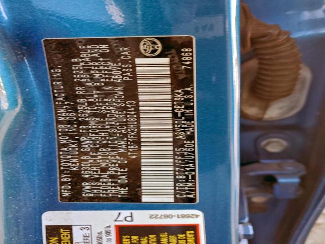 Toyota Camry Le Image 10