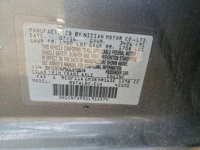 Nissan Versa S Image 10