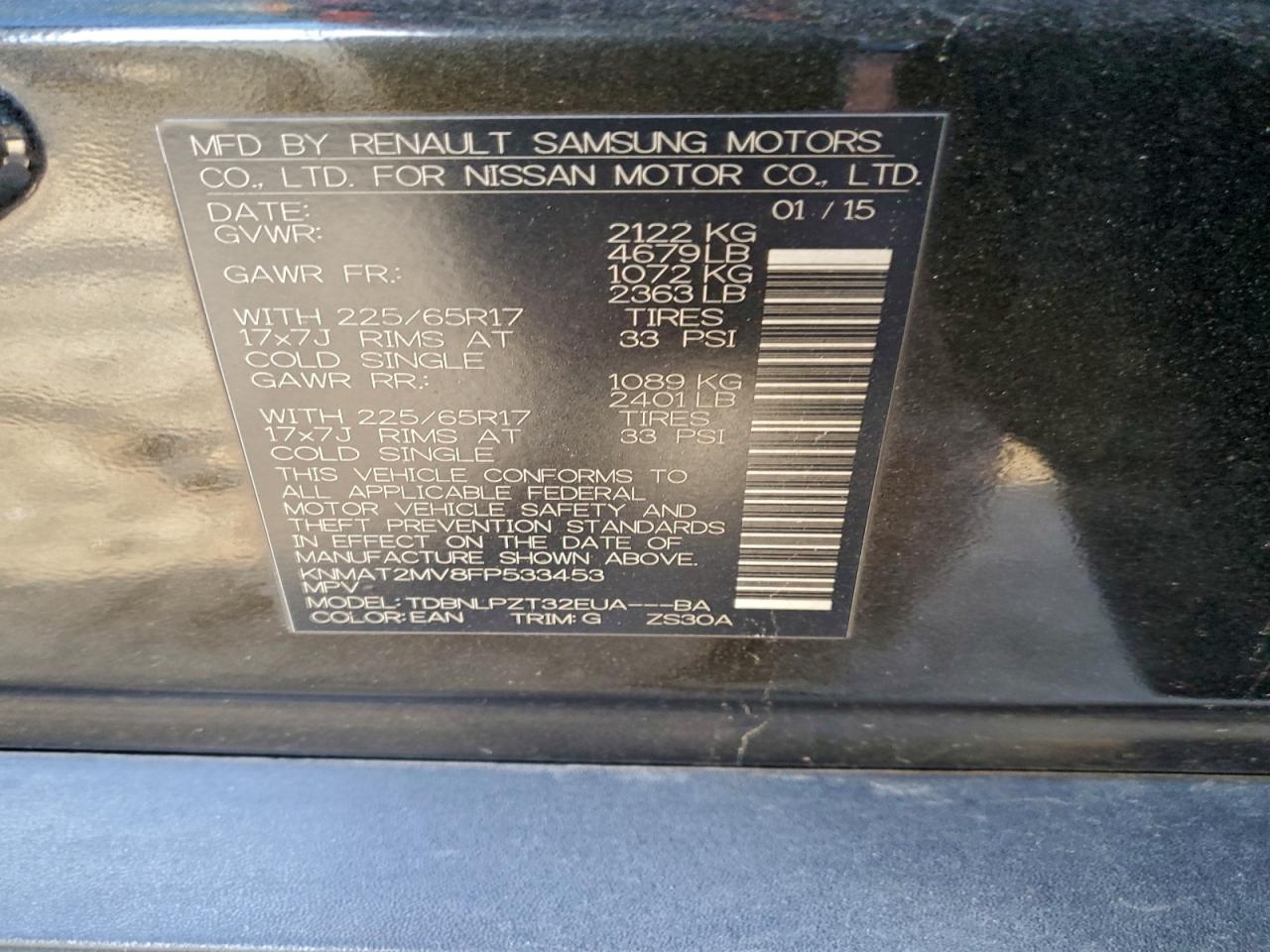 Nissan Rogue S Image 10