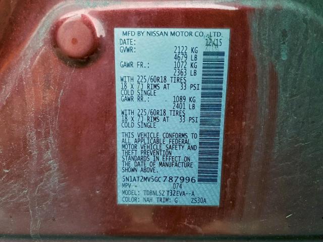 Nissan Rogue S Image 7