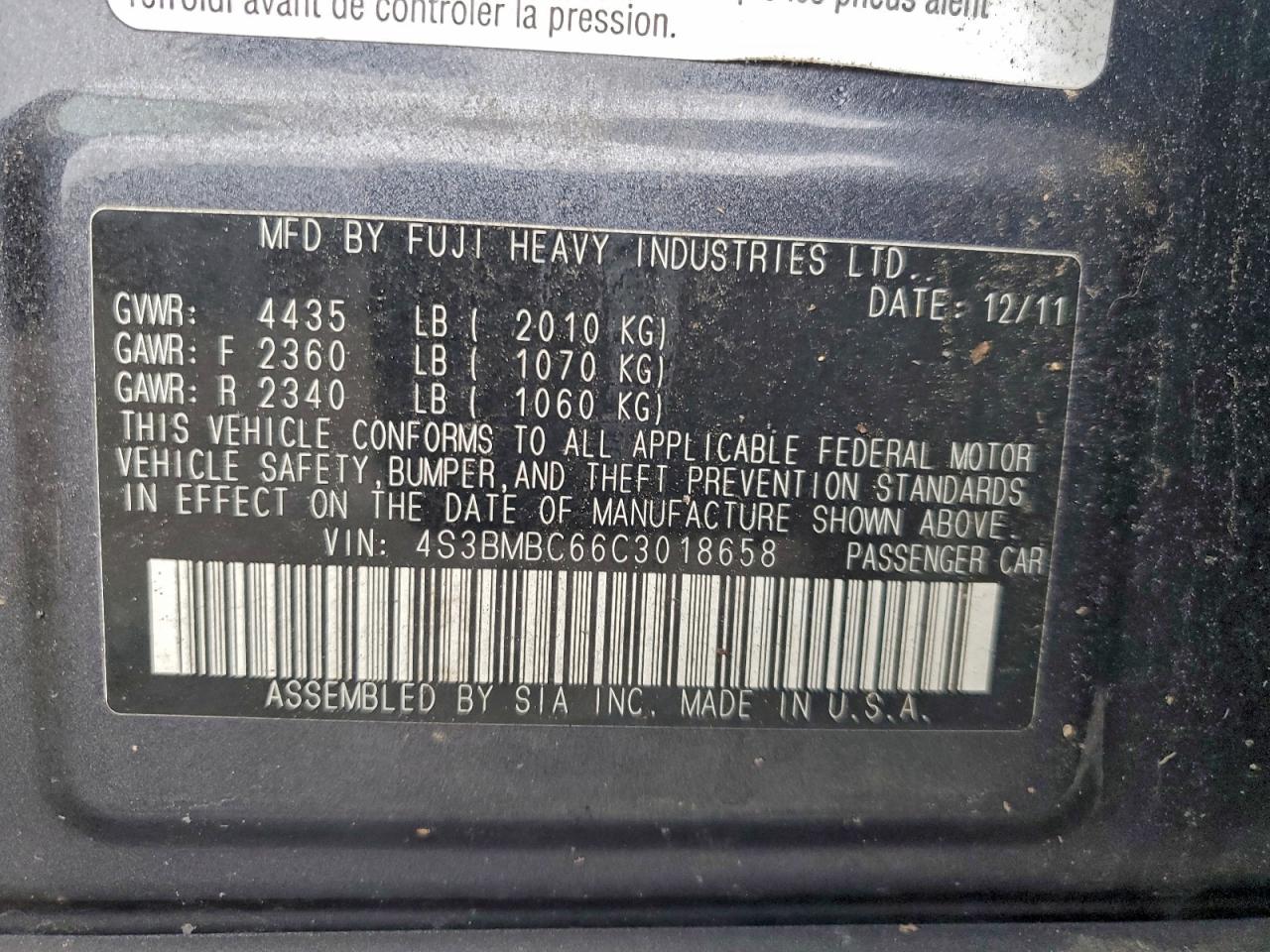 Subaru Legacy 2.5i Premium Image 5