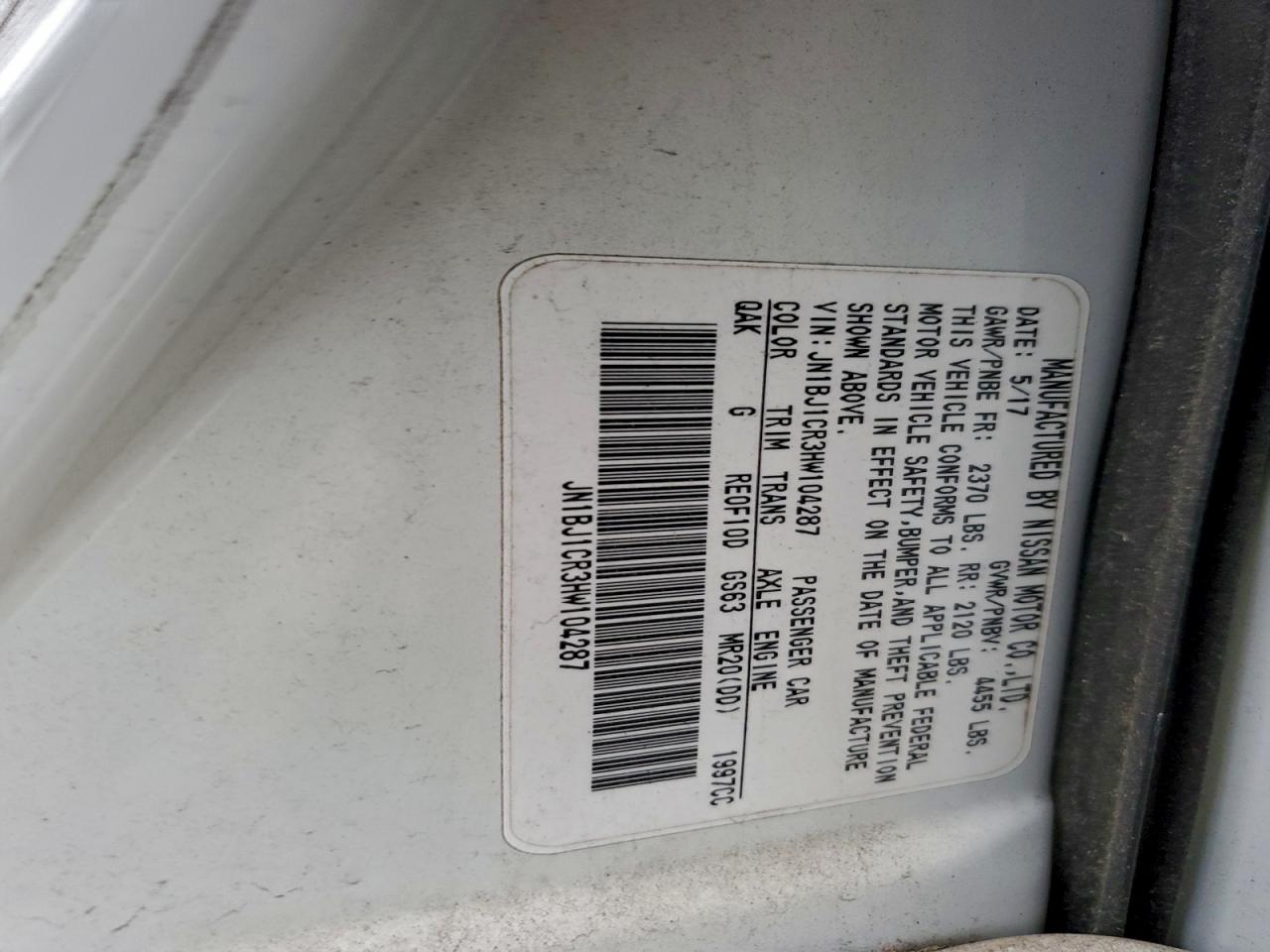 Nissan Rogue S Image 13