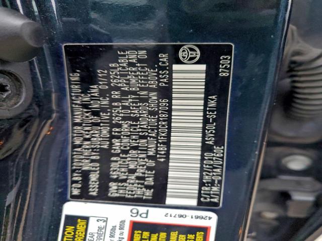 Toyota Camry Base Image 7