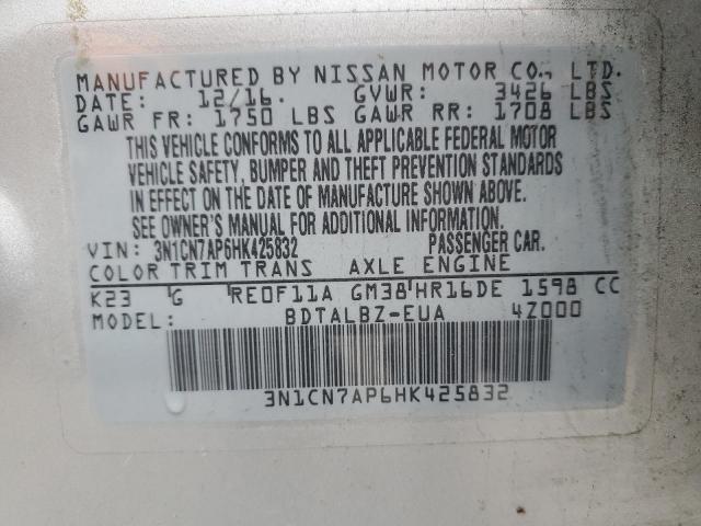 Nissan Versa S Image 7