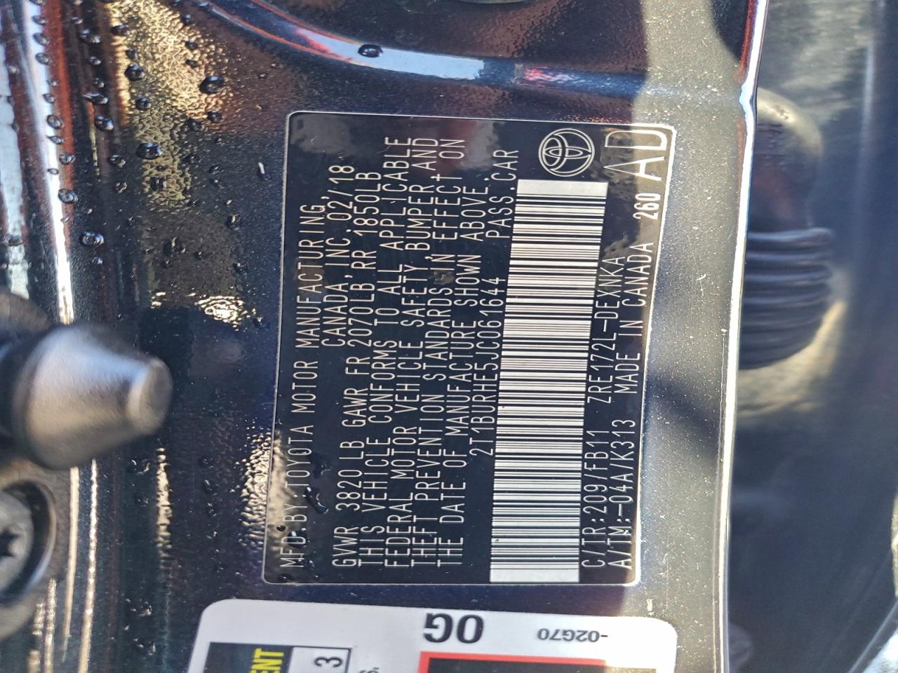 Toyota Corolla L Image 12