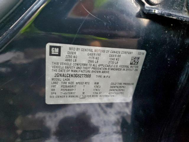 Chevrolet Equinox Lt Image 13