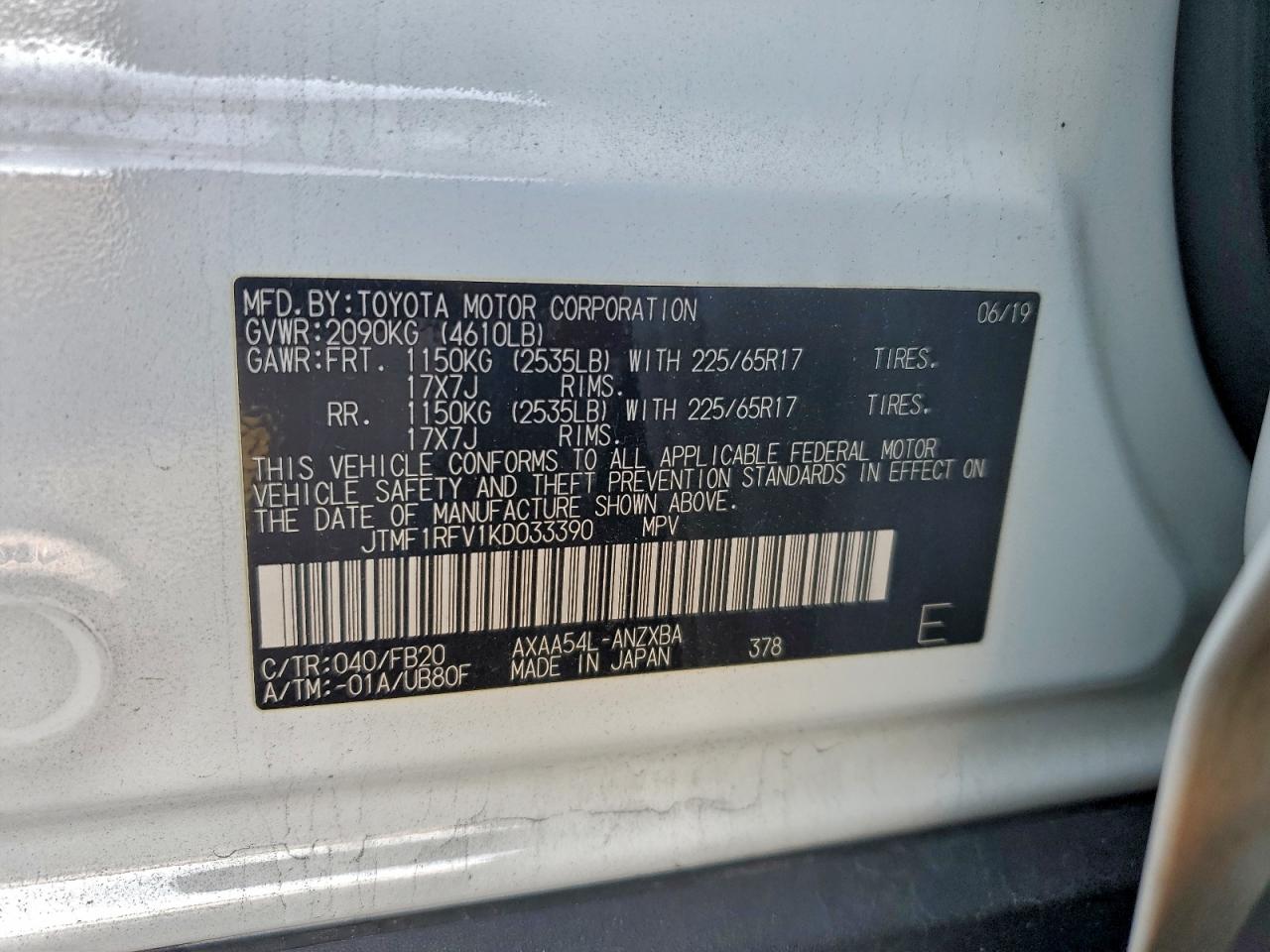 Toyota RAV4 Le Image 9