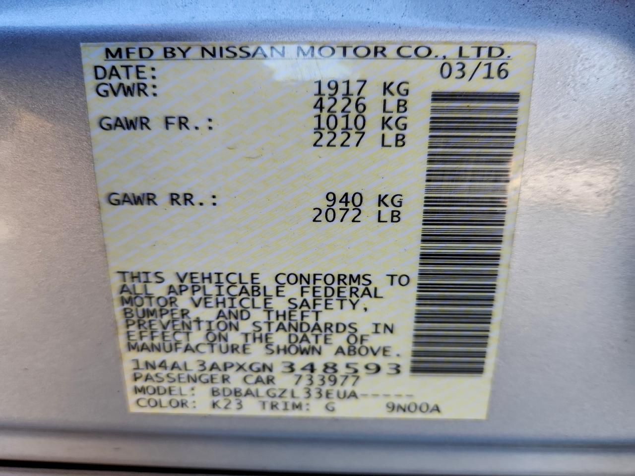 Nissan Altima 2.5 Image 3