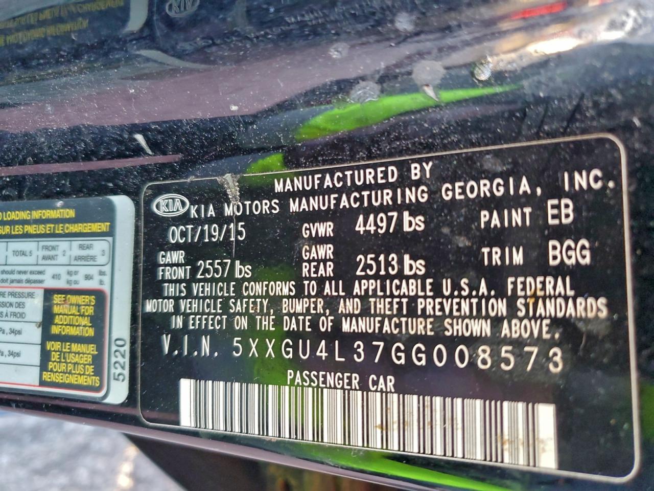 Kia Optima Ex Image 2