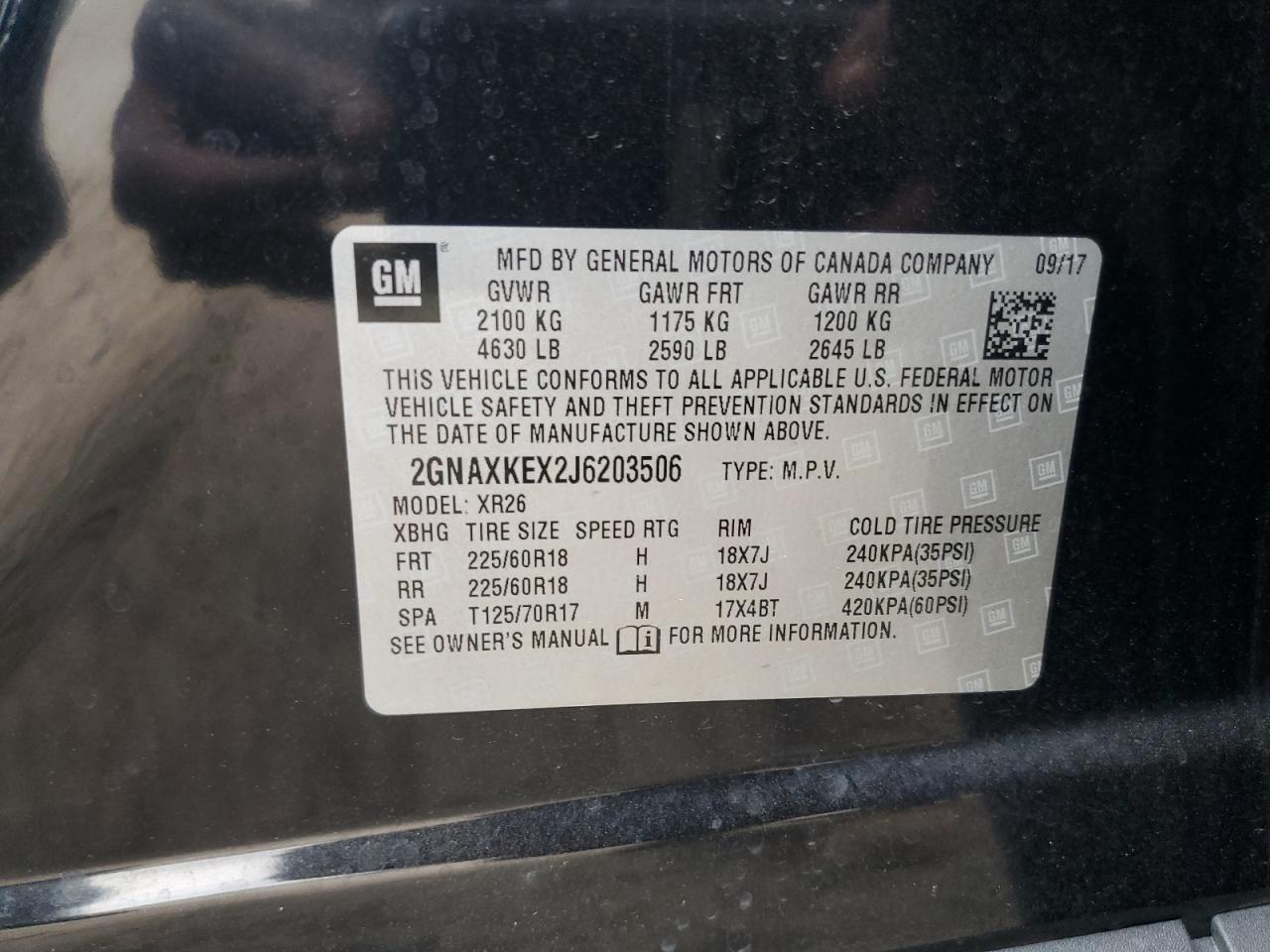 Chevrolet Equinox Lt Image 9