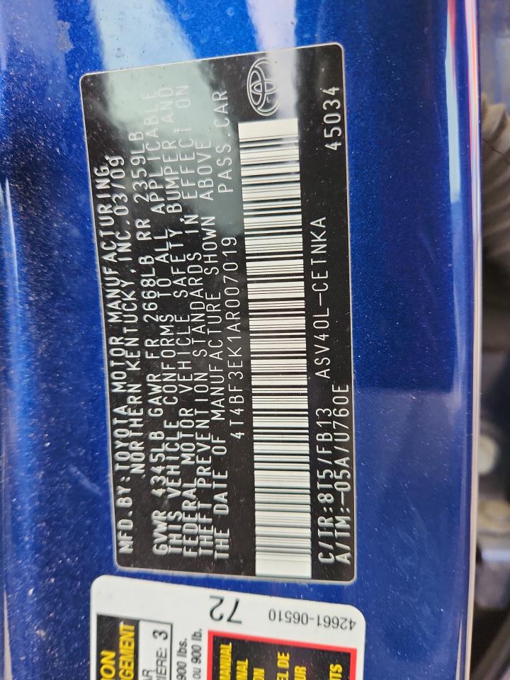 Toyota Camry Base Image 5