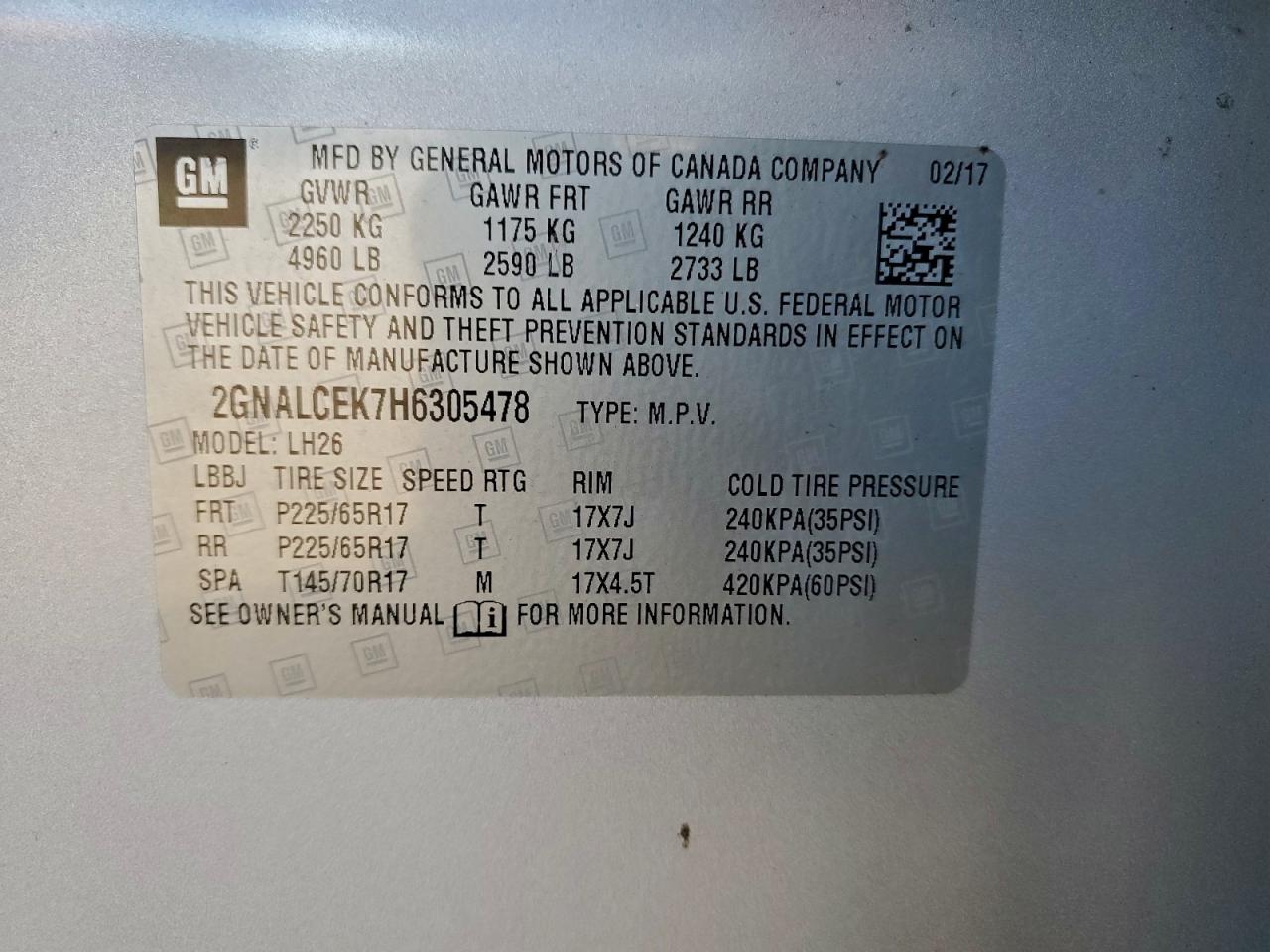 Chevrolet Equinox Lt Image 9