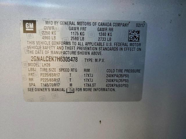 Chevrolet Equinox Lt Image 9