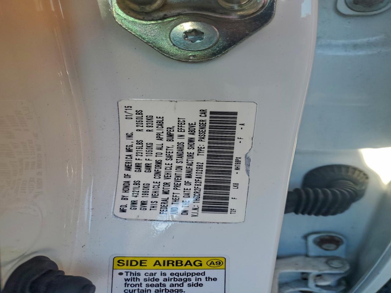 Honda Accord Exl Image 11