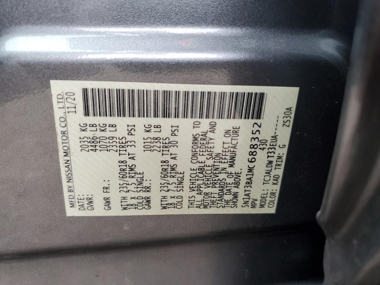 Nissan Rogue Sv Image 11