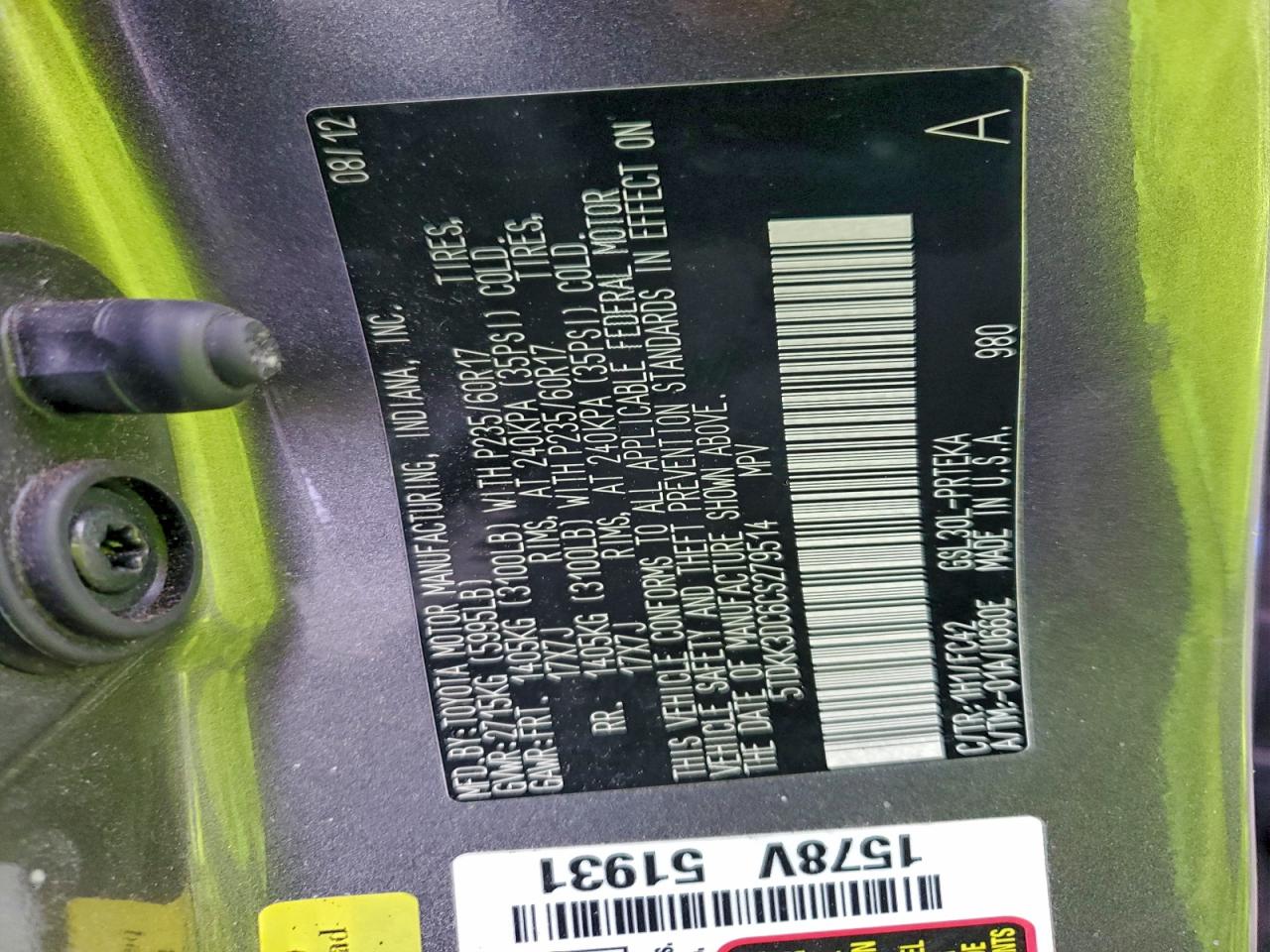 Toyota Sienna Le Image 9