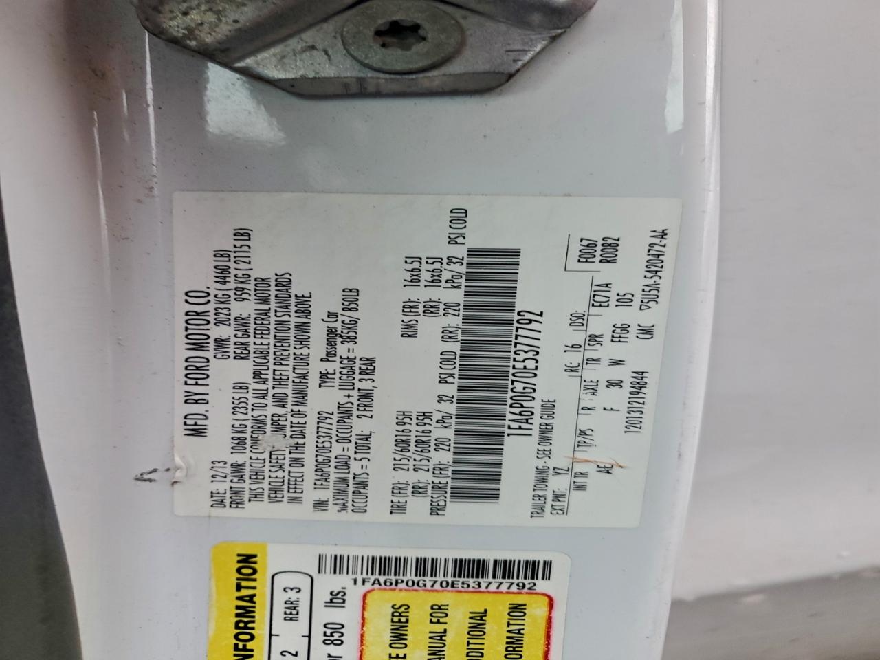 Ford Fusion S Image 8