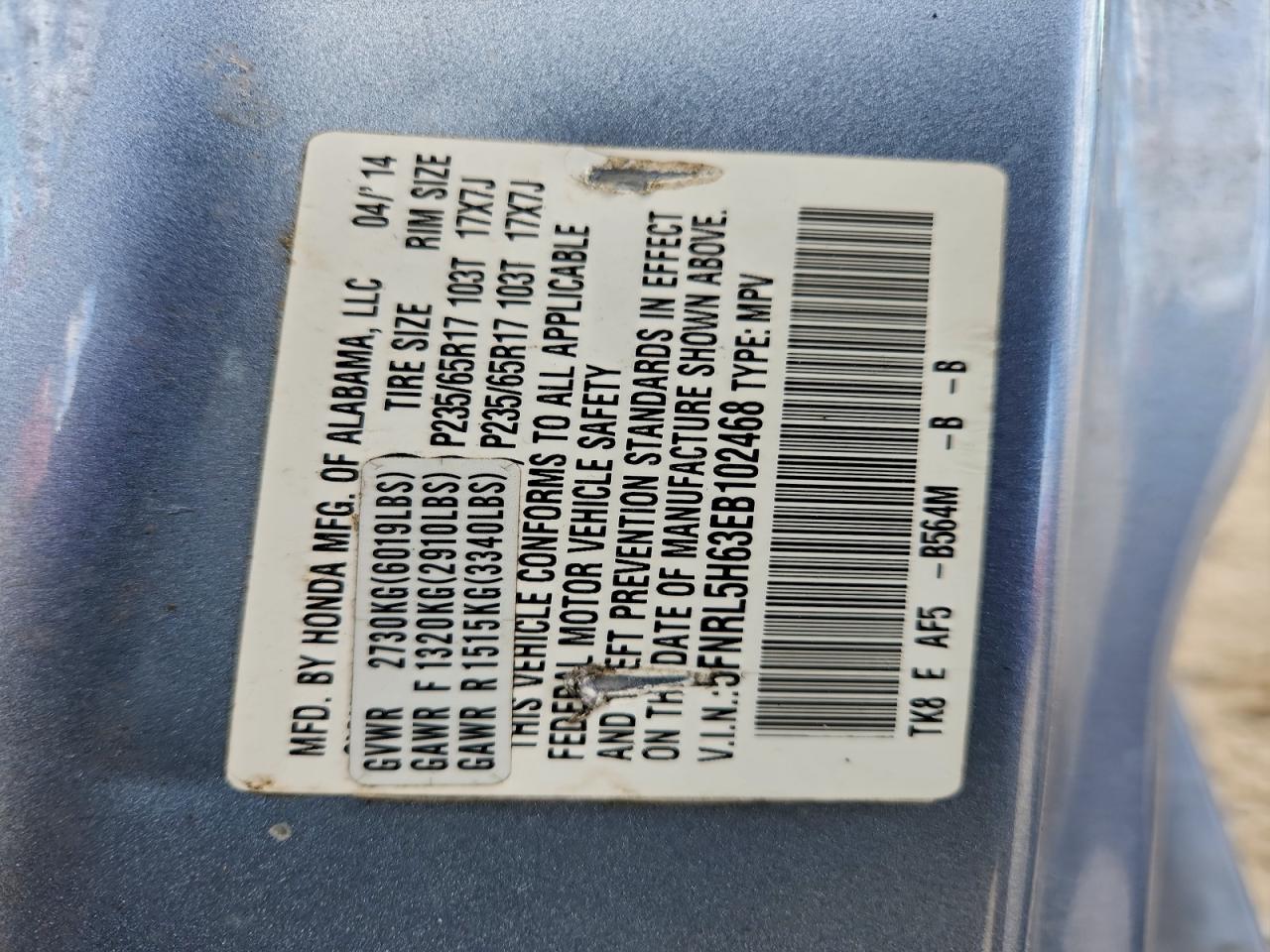 Honda Odyssey Exl Image 10