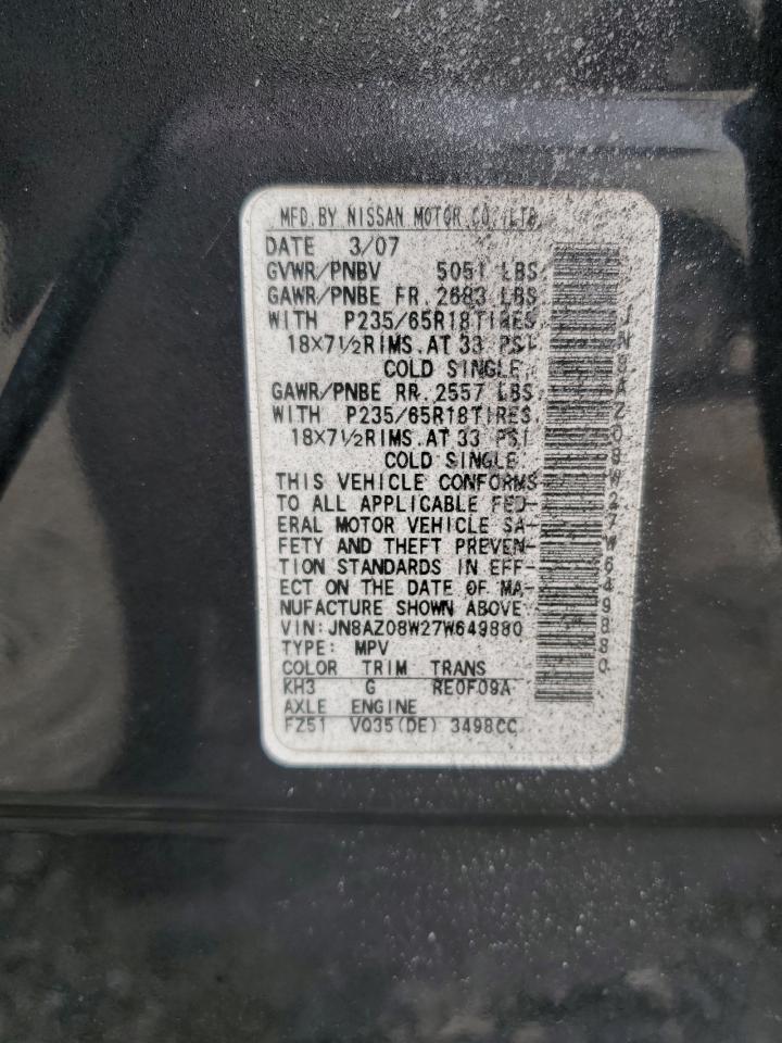 Nissan Murano Sl Image 10