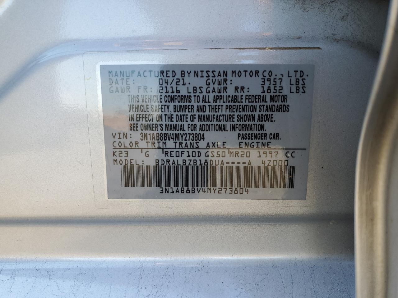 Nissan Sentra S Image 12