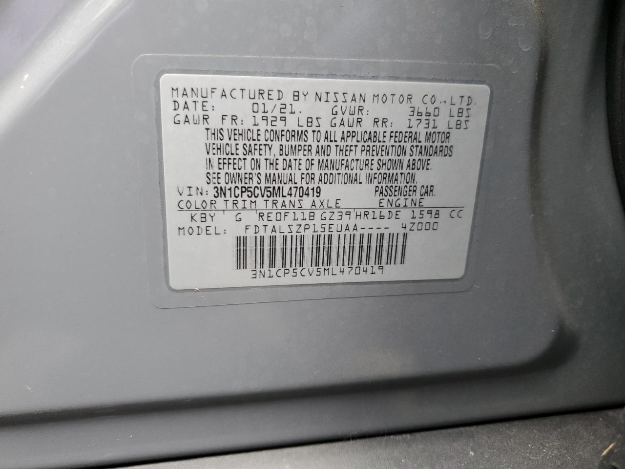 Nissan Kicks Sv Image 4