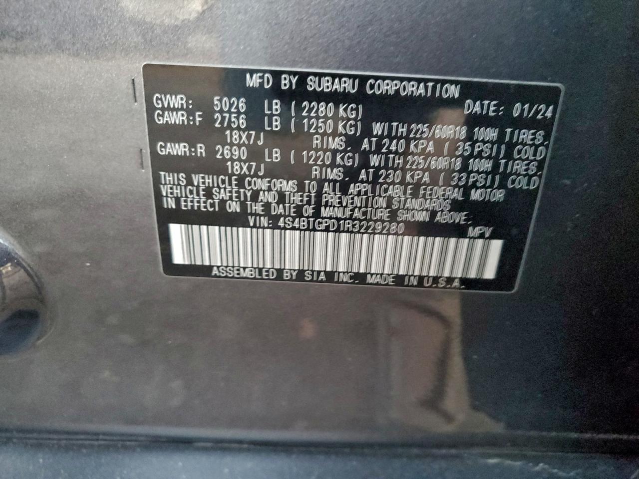 Subaru Outback Touring Image 10