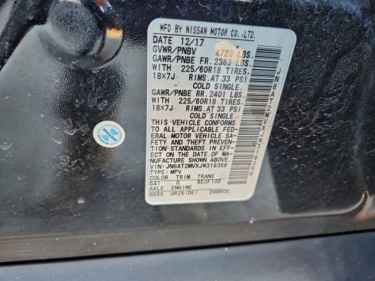 Nissan Rogue S Image 13