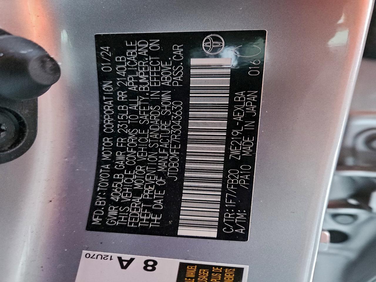 Toyota Corolla Le Image 11